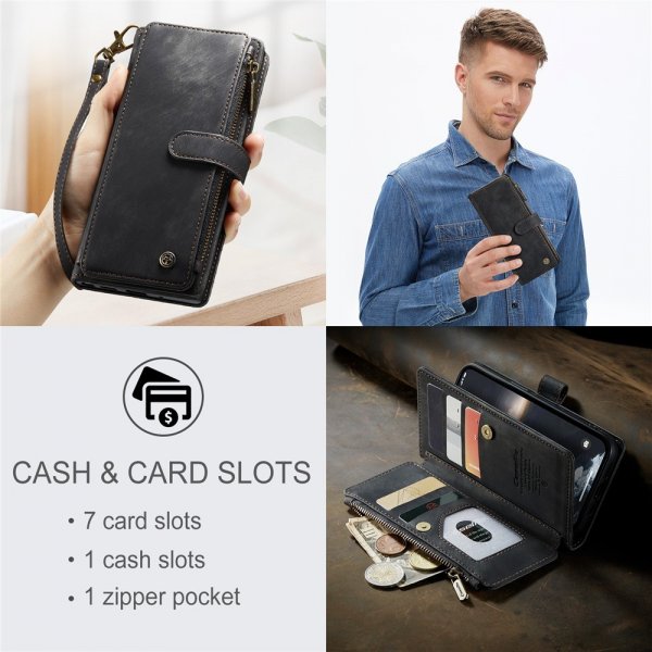 CaseMe iPhone 15 Fodral C30 Series Svart