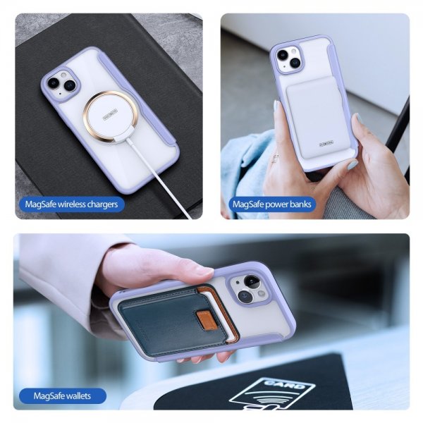 Dux Ducis iPhone 15 Fodral Skin X Pro Series MagSafe Lila