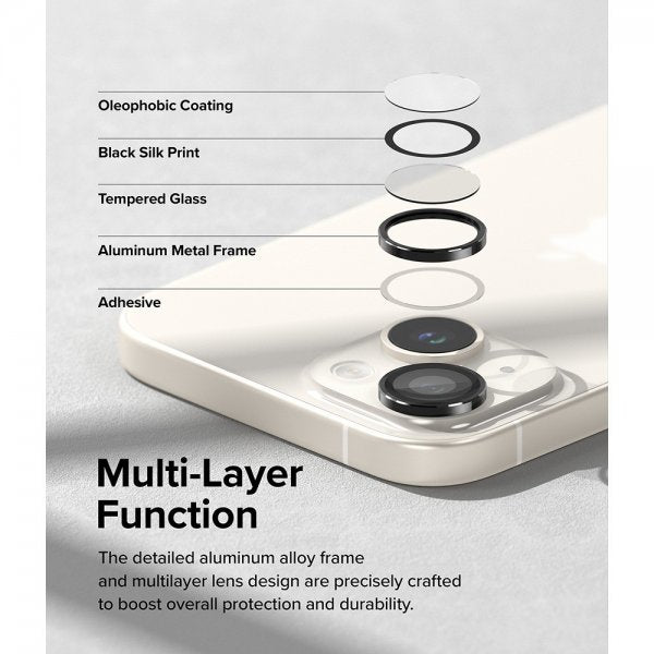 Ringke iPhone 15/iPhone 15 Plus Kameraskydd Camera Lens Frame