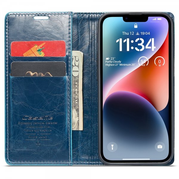 CaseMe iPhone 15 Plus Fodral 003 Series Petrol