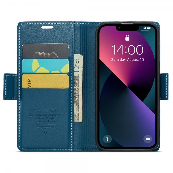 CaseMe iPhone 15 Plus Fodral 023 Series Blå