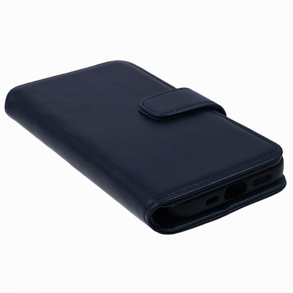 Nordic Covers iPhone 15 Plus Fodral Essential Leather Heron Blue