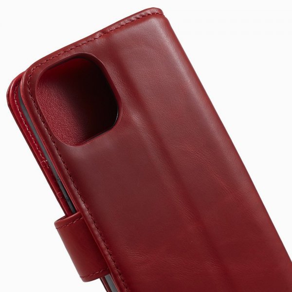 Nordic Covers iPhone 15 Plus Fodral Essential Leather Poppy Red