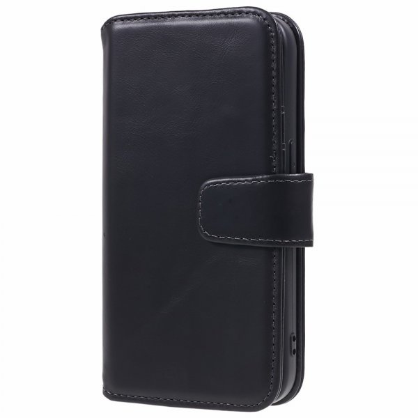 Nordic Covers iPhone 15 Plus Fodral Essential Leather Raven Black