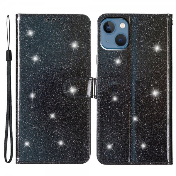 iPhone 15 Plus Fodral Glitter Svart