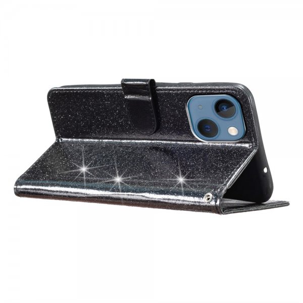 iPhone 15 Plus Fodral Glitter Svart