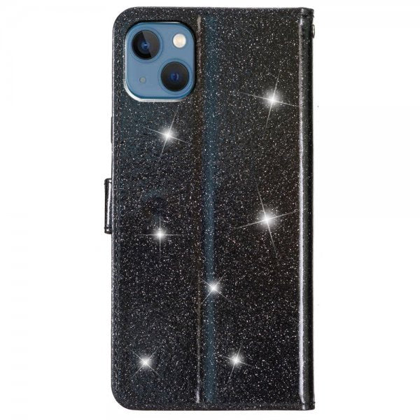 iPhone 15 Plus Fodral Glitter Svart
