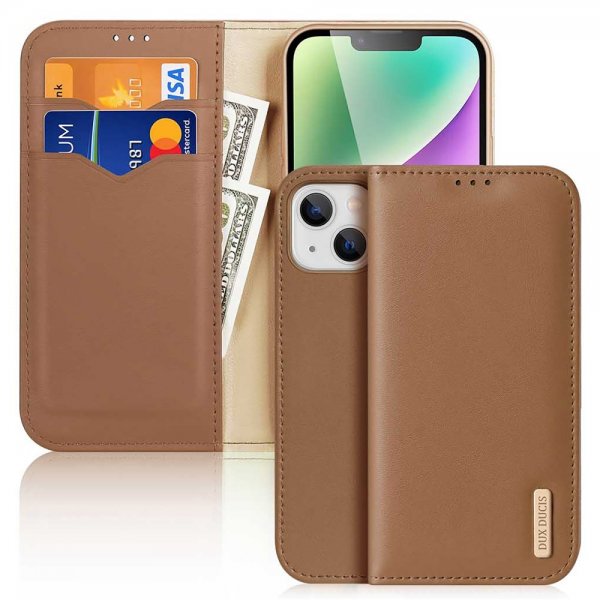 Dux Ducis iPhone 15 Plus Fodral Hivo Series Brun