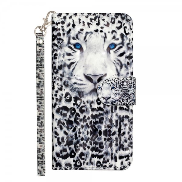 iPhone 15 Plus Fodral Motiv Vit Tiger