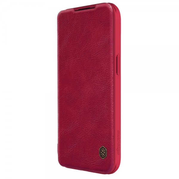 Nillkin iPhone 15 Plus Fodral Qin Pro Series Röd