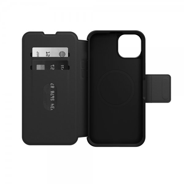 Otterbox iPhone 15 Plus Fodral Strada MagSafe Shadow Black