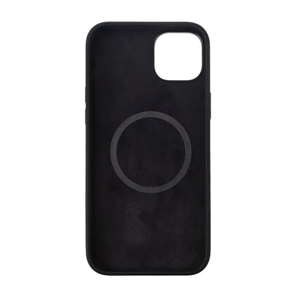 Rvelon iPhone 15 Plus Skal Silikon MagSafe Svart