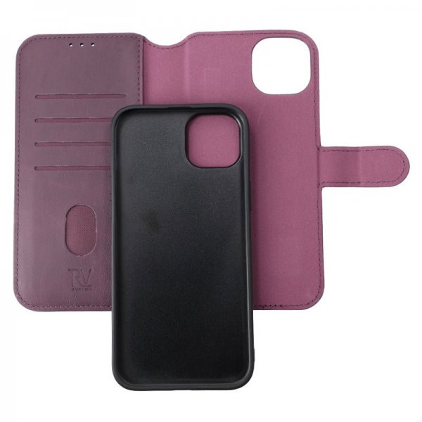 Rvelon iPhone 15 Plus Fodral Magnetiskt Avtagbart Skal Lila