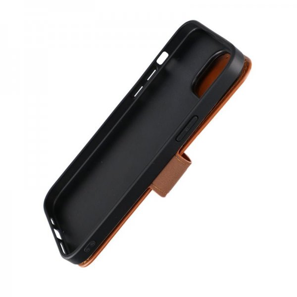 Rvelon iPhone 15 Plus Fodral 4 Kortfack MagSafe Brun