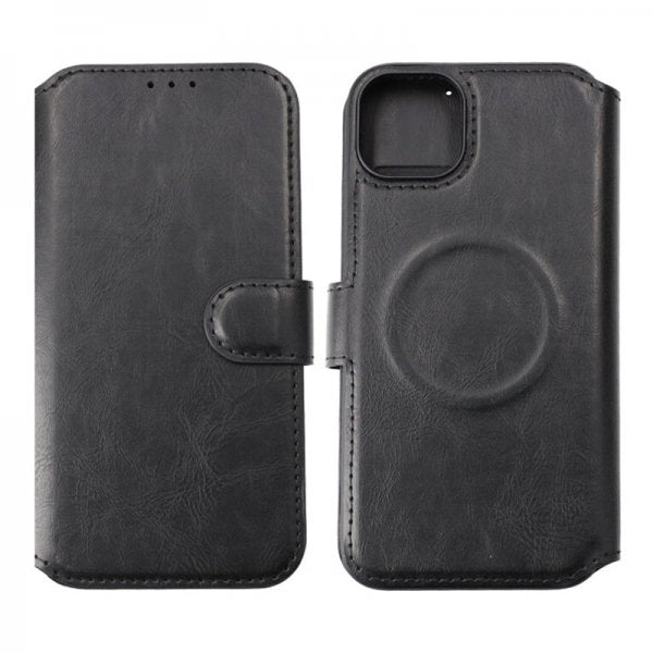 Rvelon iPhone 15 Plus Fodral 4 Kortfack MagSafe Svart