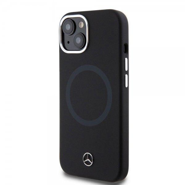 Mercedes Benz iPhone 15 Plus Skal Bicolor MagSafe Svart