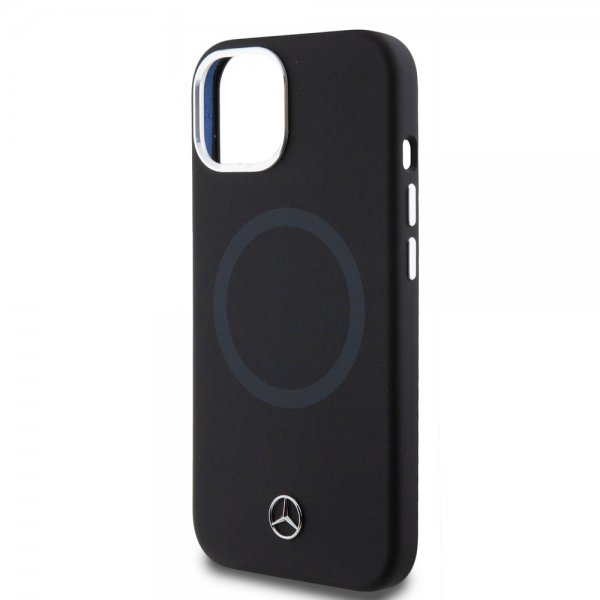 Mercedes Benz iPhone 15 Plus Skal Bicolor MagSafe Svart