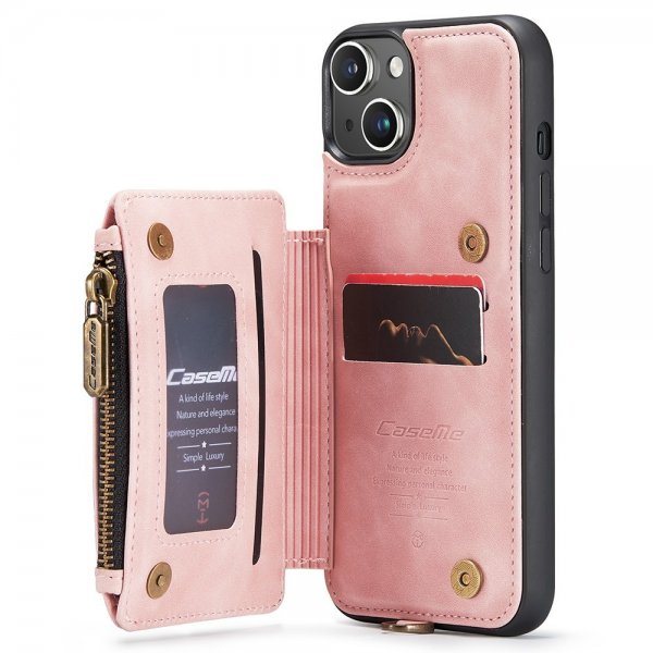 CaseMe iPhone 15 Plus Skal C20 Series Rosa
