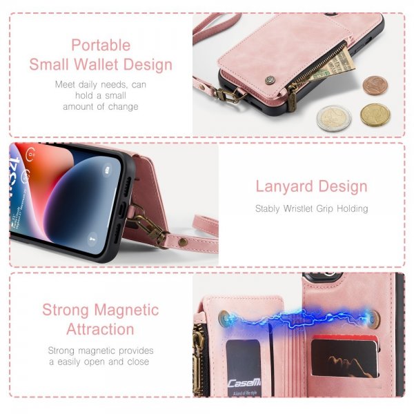 CaseMe iPhone 15 Plus Skal C20 Series Rosa