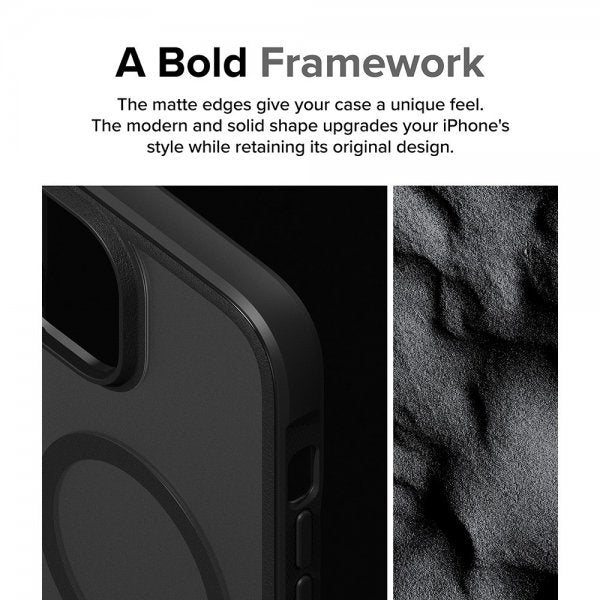 Ringke iPhone 15 Plus Skal Fusion Bold Magnetic Matte Black