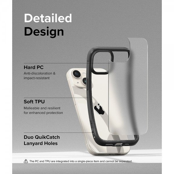 Ringke iPhone 15 Plus Skal Fusion Bold Matte Black