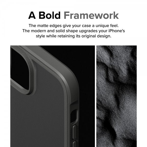 Ringke iPhone 15 Plus Skal Fusion Bold Matte Gray