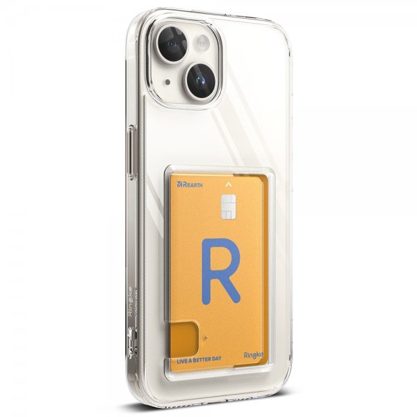 Ringke iPhone 15 Plus Skal Fusion Card Clear