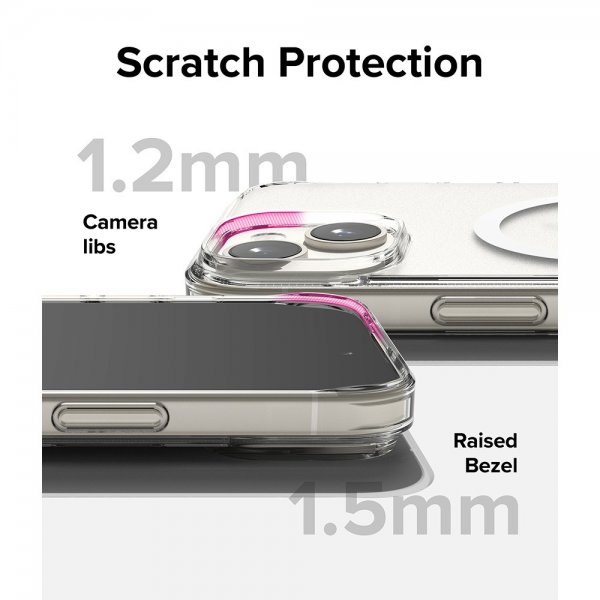 Ringke iPhone 15 Plus Skal Fusion Magnetic Matte Clear