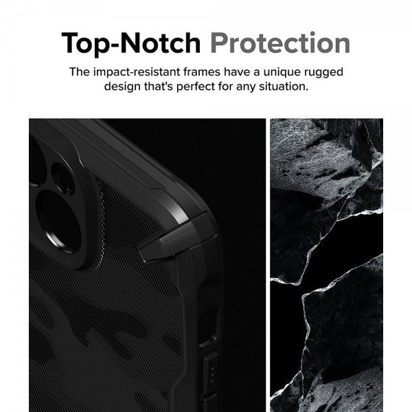 Ringke iPhone 15 Plus Skal Fusion X Design Camo Black