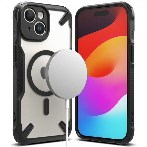 Ringke iPhone 15 Plus Skal Fusion X Magnetic Matte Black