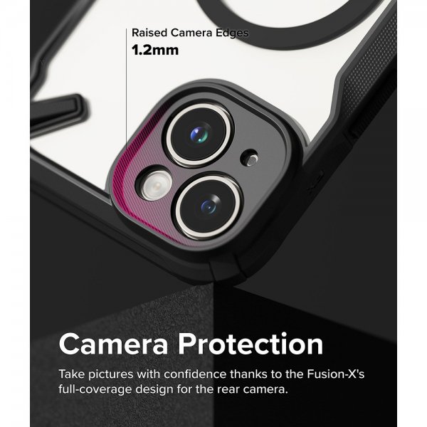 Ringke iPhone 15 Plus Skal Fusion X Magnetic Matte Black