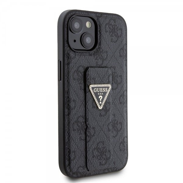 Guess iPhone 15 Plus Skal Grip Stand Function Svart