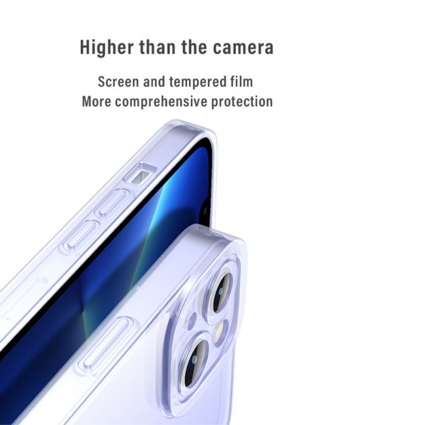 X-Level iPhone 15 Plus Skal Härdat Glas Blå
