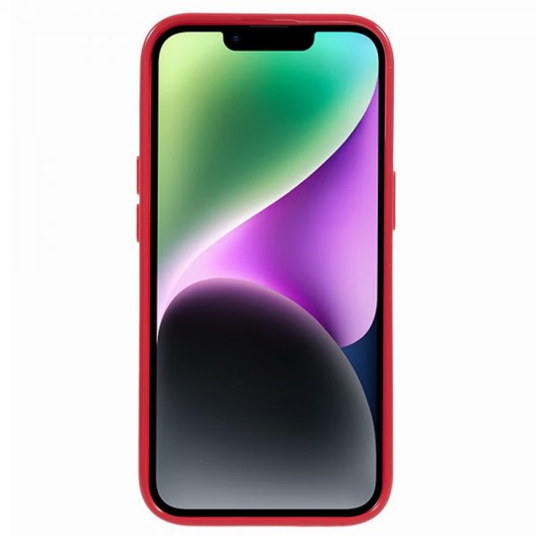 Mercury iPhone 15 Plus Skal Jelly Glitter Magenta