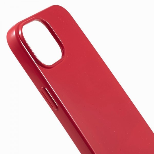 Mercury iPhone 15 Plus Skal Jelly Glitter Magenta