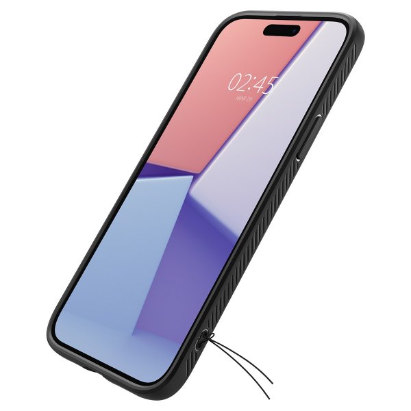 Spigen iPhone 15 Plus Skal Liquid Air Matte Black