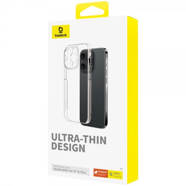 Baseus iPhone 15 Plus Skal Lucent Series Transparent