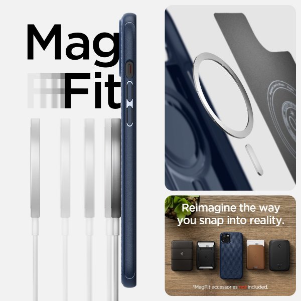Spigen iPhone 15 Plus Skal Mag Armor MagFit Matte Black