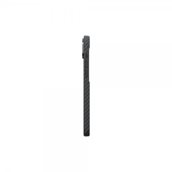 Pitaka iPhone 15 Plus Skal MagEZ Case 4 Black/Grey Twill
