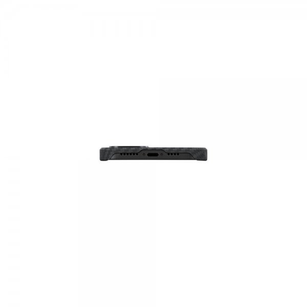 Pitaka iPhone 15 Plus Skal MagEZ Case 4 Black/Grey Twill