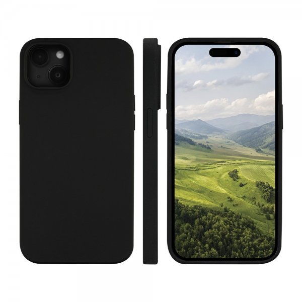 dbramante1928 iPhone 15 Plus Skal Monaco MagSafe Night Black