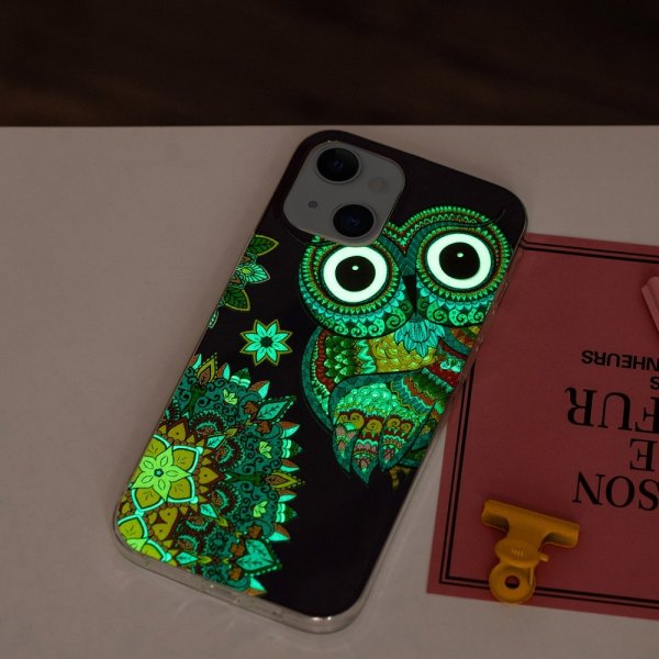 iPhone 15 Plus Skal Motiv Ugglemönster