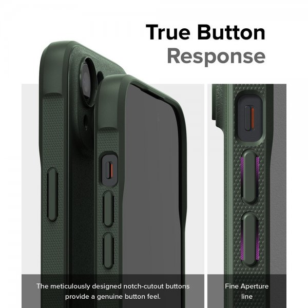 Ringke iPhone 15 Plus Skal Onyx Dark Green