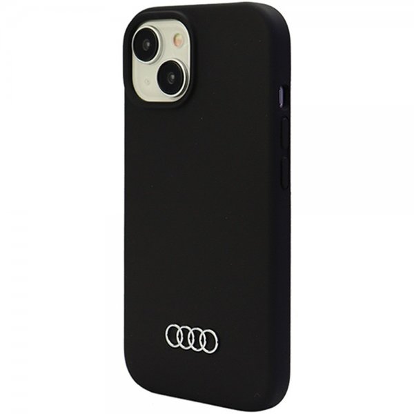Audi iPhone 15 Plus Skal Silicone Svart