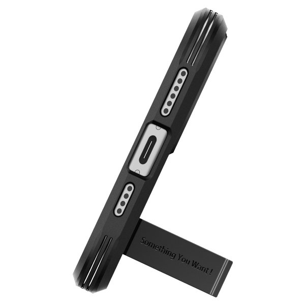 Spigen iPhone 15 Plus Skal Tough Armor MagFit Svart