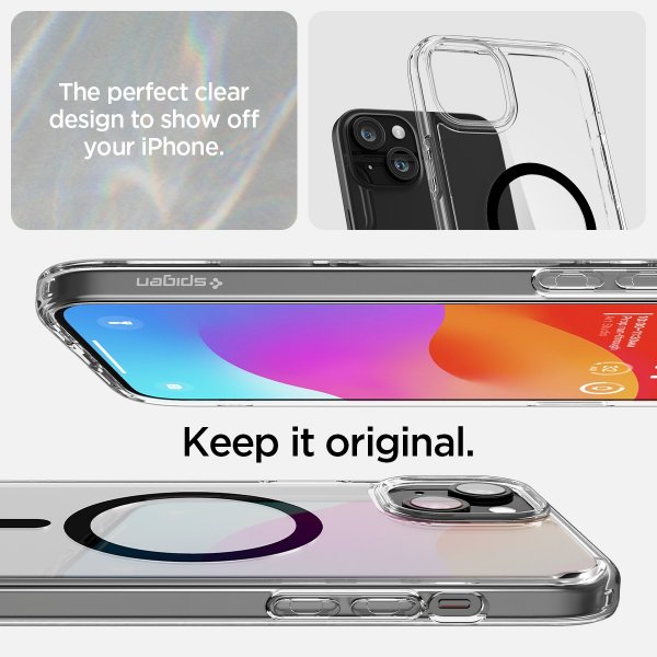 Spigen iPhone 15 Plus Skal Ultra Hybrid MagFit Svart