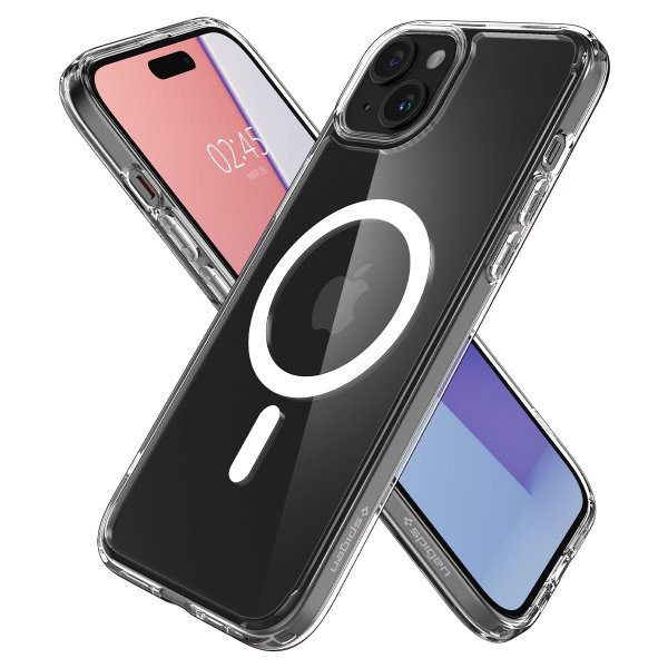 Spigen iPhone 15 Plus Skal Ultra Hybrid MagFit Vit