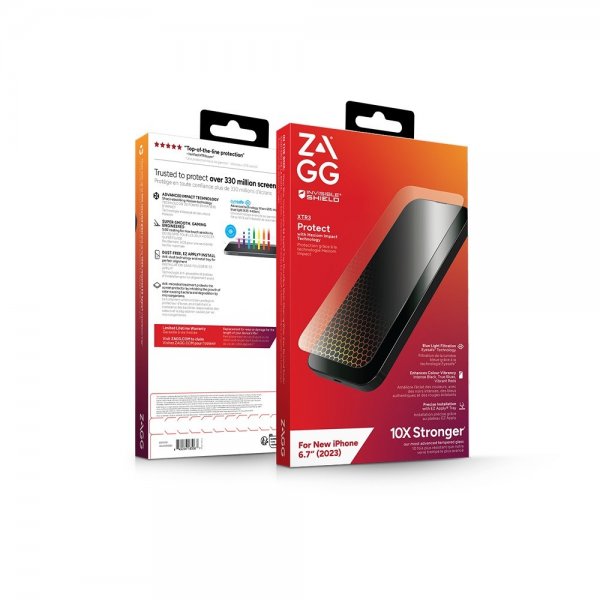 ZAGG InvisibleShield iPhone 15 Plus Skärmskydd Glass XTR3