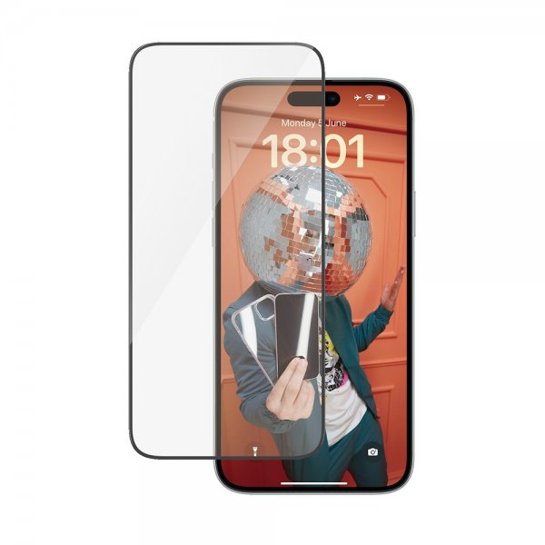 PanzerGlass iPhone 15 Plus Skärmskydd Ultra-Wide Fit EasyAligner