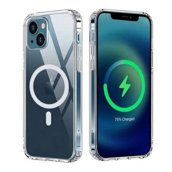 Rvelon iPhone 15 Plus Skal TPU MagSafe Transparent